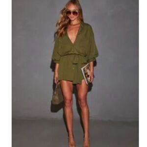 Brenna Bousson Sleeve Shirt Dress
